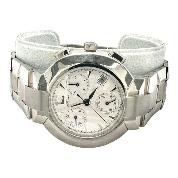 Concord Estate La Scala Chronograph Watch Stainless Steel 38 mm C1 - Picture 9 of 9